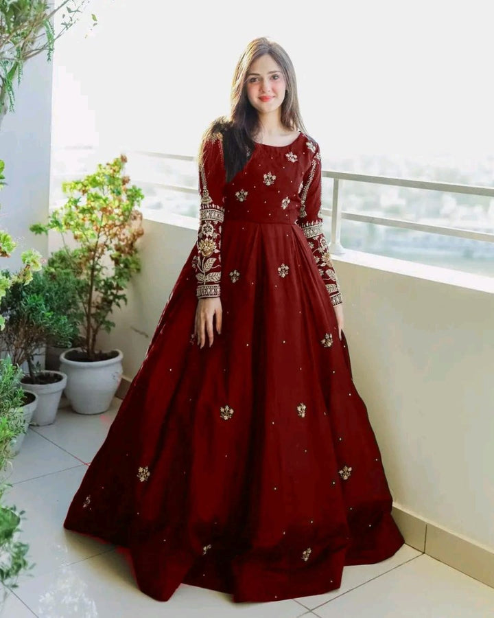 BOTI MAXI WITH TROUSER - | Buy Online from Areeba Boutiques