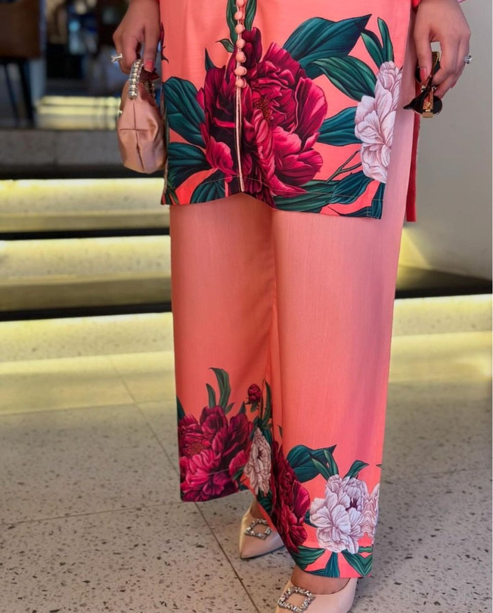 Digital Print Cord Set - | Buy Online from Areeba Boutiques