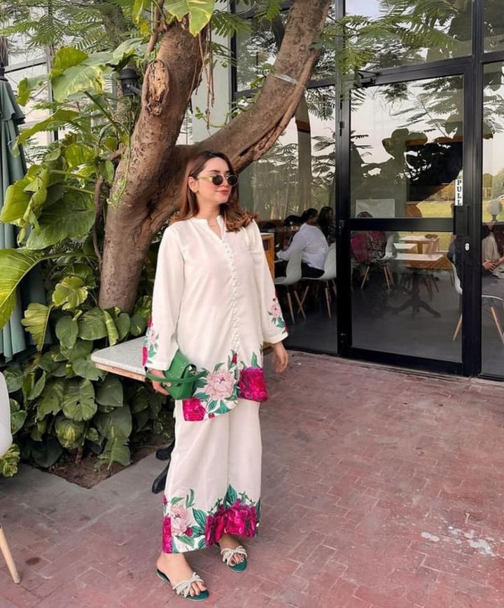 Digital Print Cord Set - | Buy Online from Areeba Boutiques