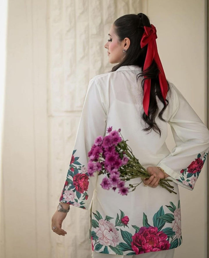 Digital Print Cord Set - | Buy Online from Areeba Boutiques