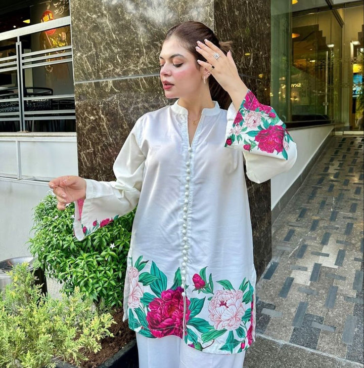 Digital Print Cord Set - | Buy Online from Areeba Boutiques