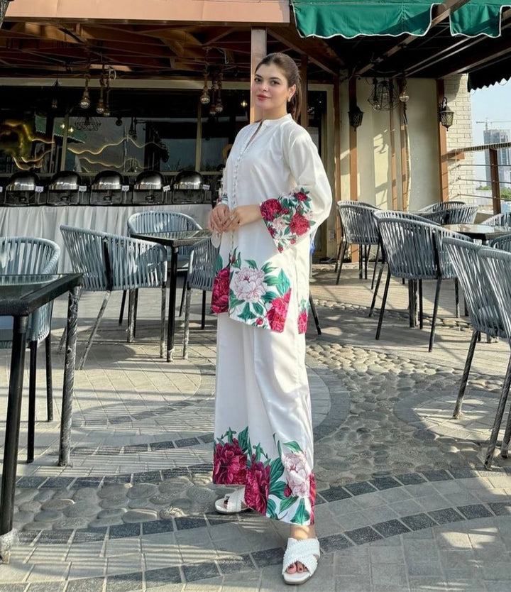 Digital Print Cord Set - | Buy Online from Areeba Boutiques
