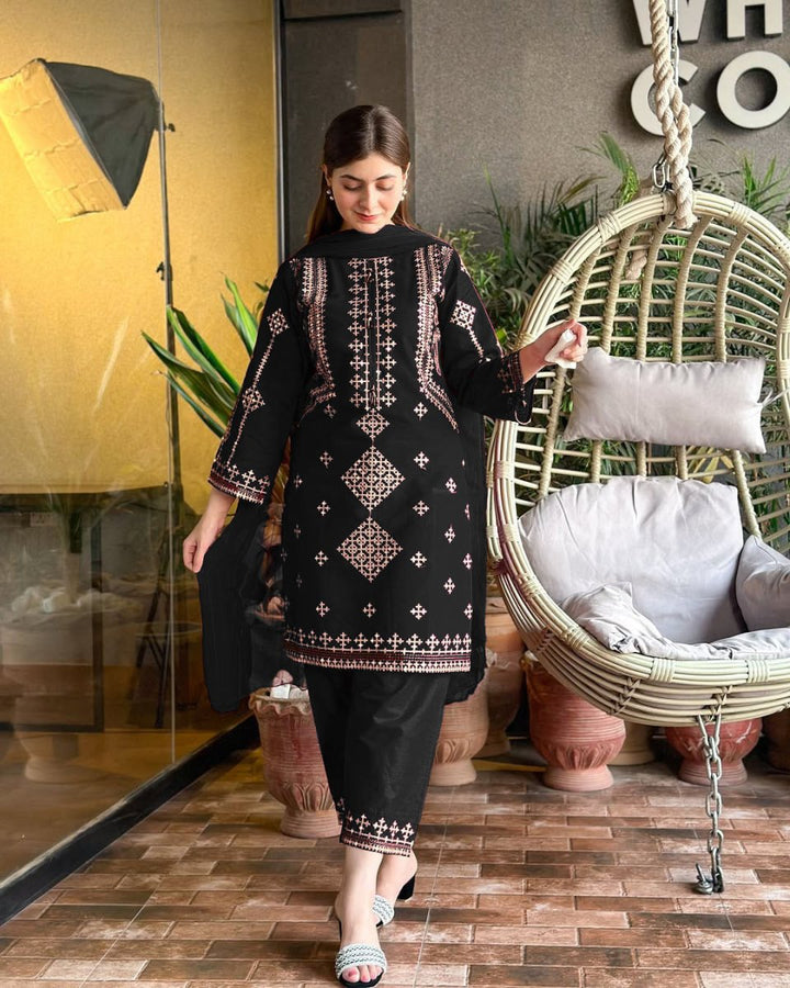 Ferozan Embroidered 3 Peice - | Buy Online from Areeba Boutiques