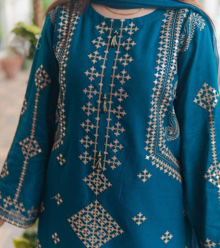 Ferozan Embroidered 3 Peice - | Buy Online from Areeba Boutiques