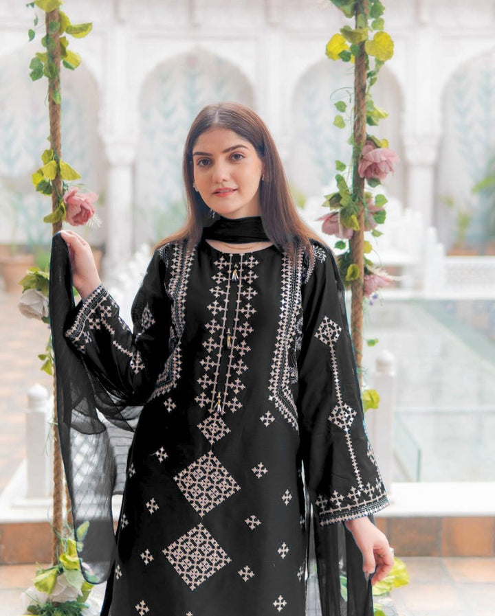 Ferozan Embroidered 3 Peice - | Buy Online from Areeba Boutiques