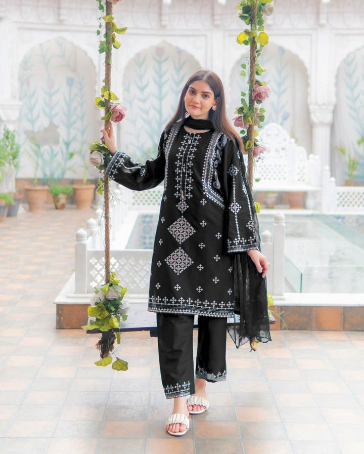 Ferozan Embroidered 3 Peice - | Buy Online from Areeba Boutiques