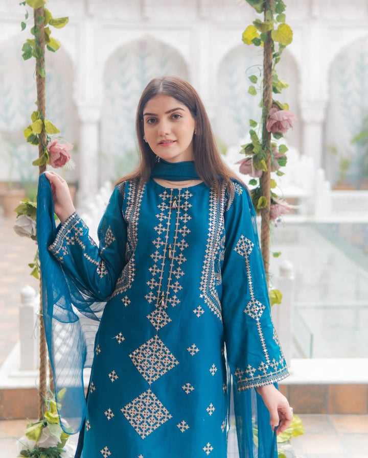 Ferozan Embroidered 3 Peice - | Buy Online from Areeba Boutiques