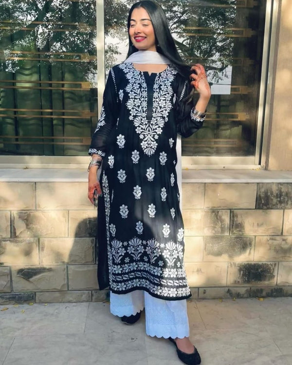 INDIAN HEAVY EMBROIDED KURTI - | Buy Online from Areeba Boutiques