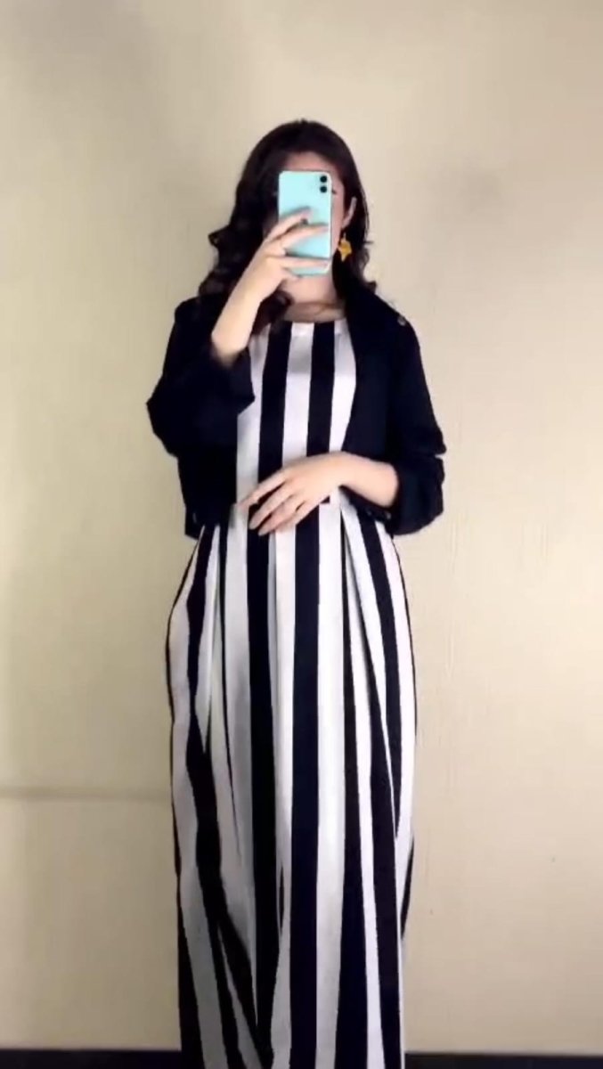 Lining Frock With Coat - | Buy Online from Areeba Boutiques