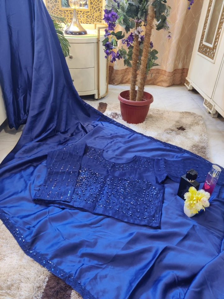 Maya Handwork Embroidered Saree - | Buy Online from Areeba Boutiques