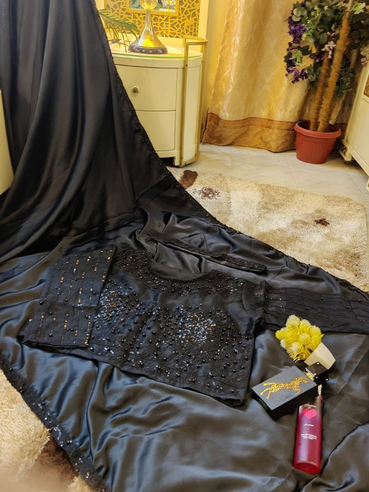 Maya Handwork Embroidered Saree - | Buy Online from Areeba Boutiques