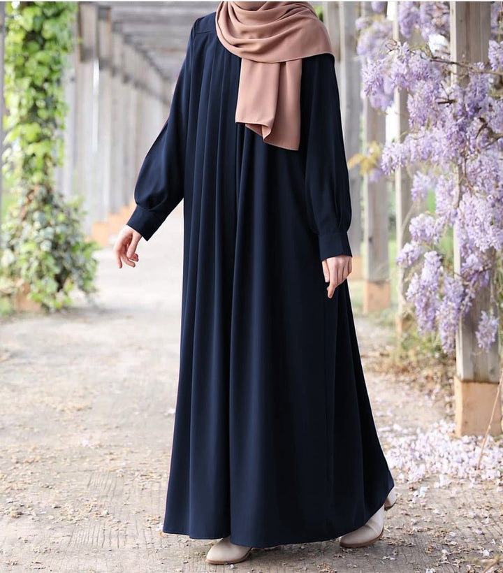 MEHRAB ABAYA WITH BELT - | Buy Online from Areeba Boutiques
