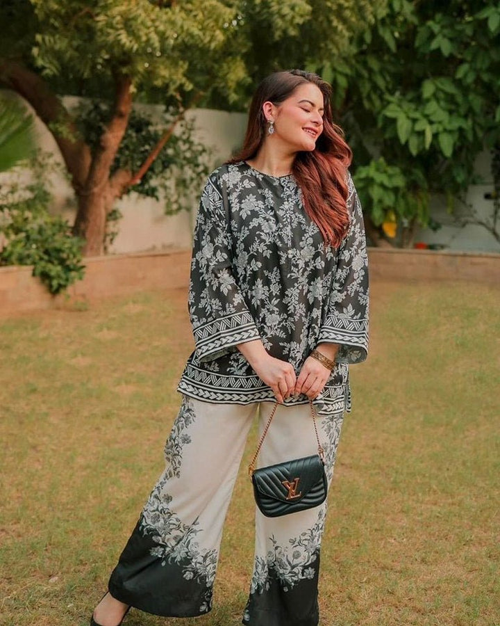 Midnight Flora Cord - Set 2 Peice - | Buy Online from Areeba Boutiques
