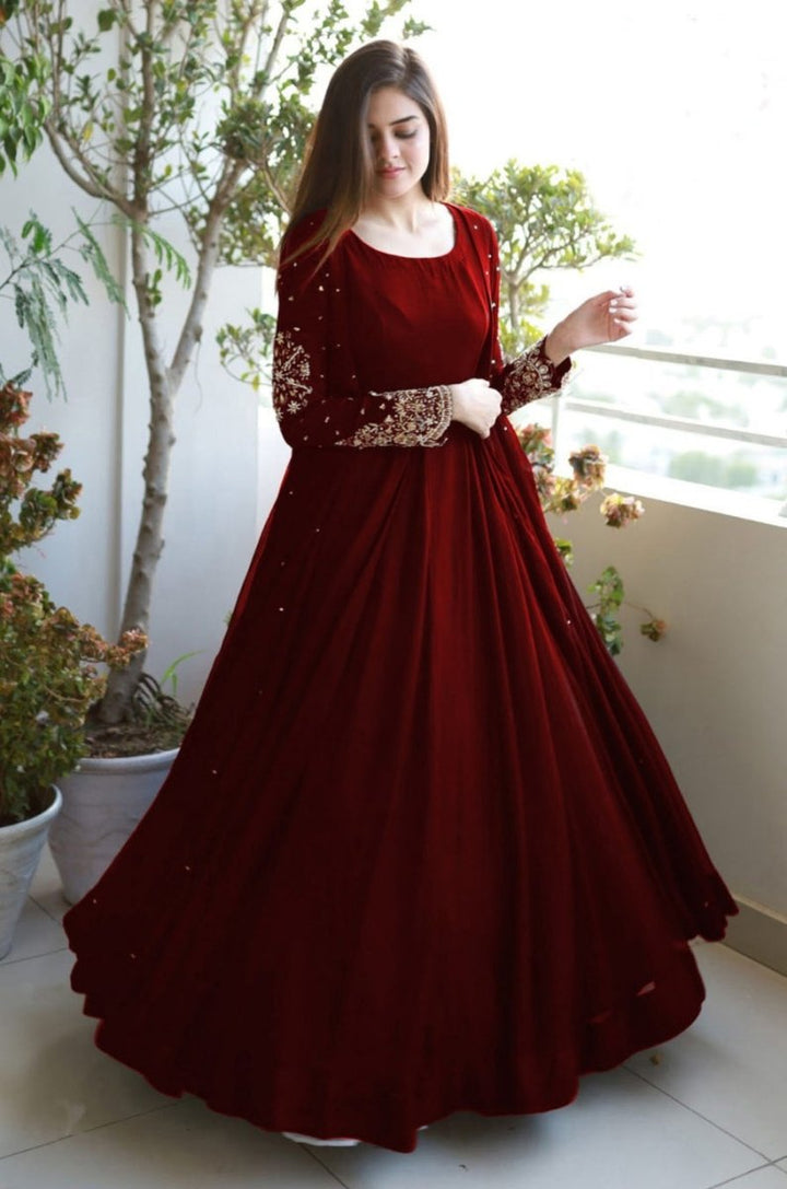 PEARLS GOWN MAXI - | Buy Online from Areeba Boutiques