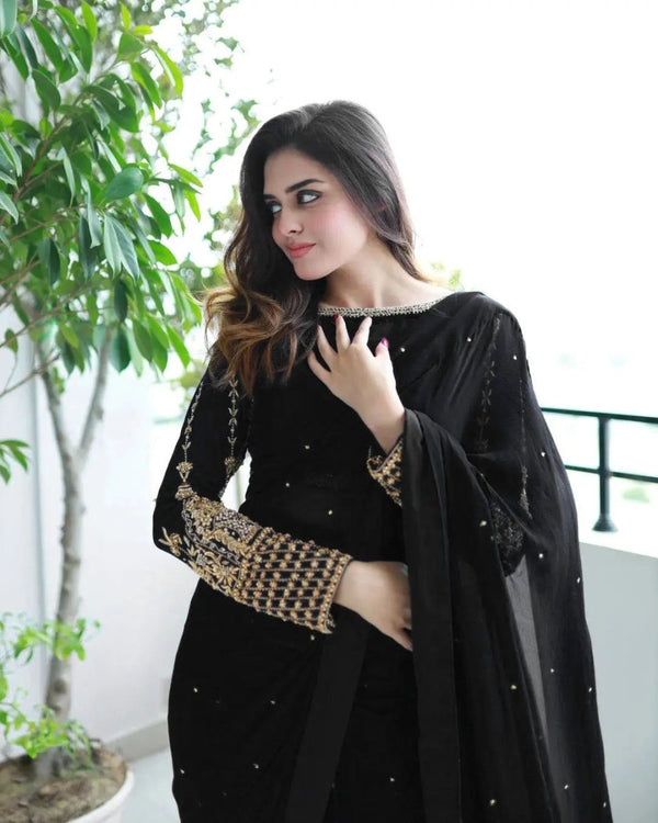 Pearls Saree - | Buy Online from Areeba Boutiques