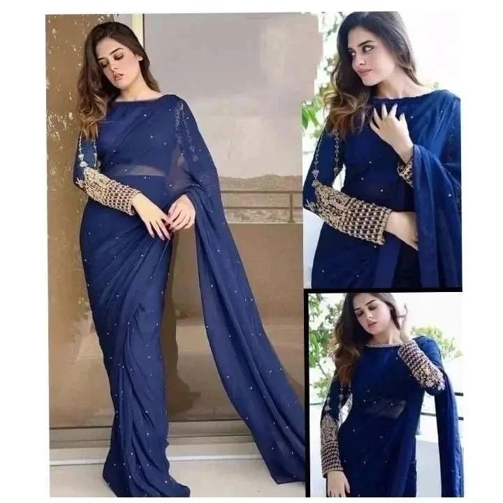 Pearls Saree - | Buy Online from Areeba Boutiques