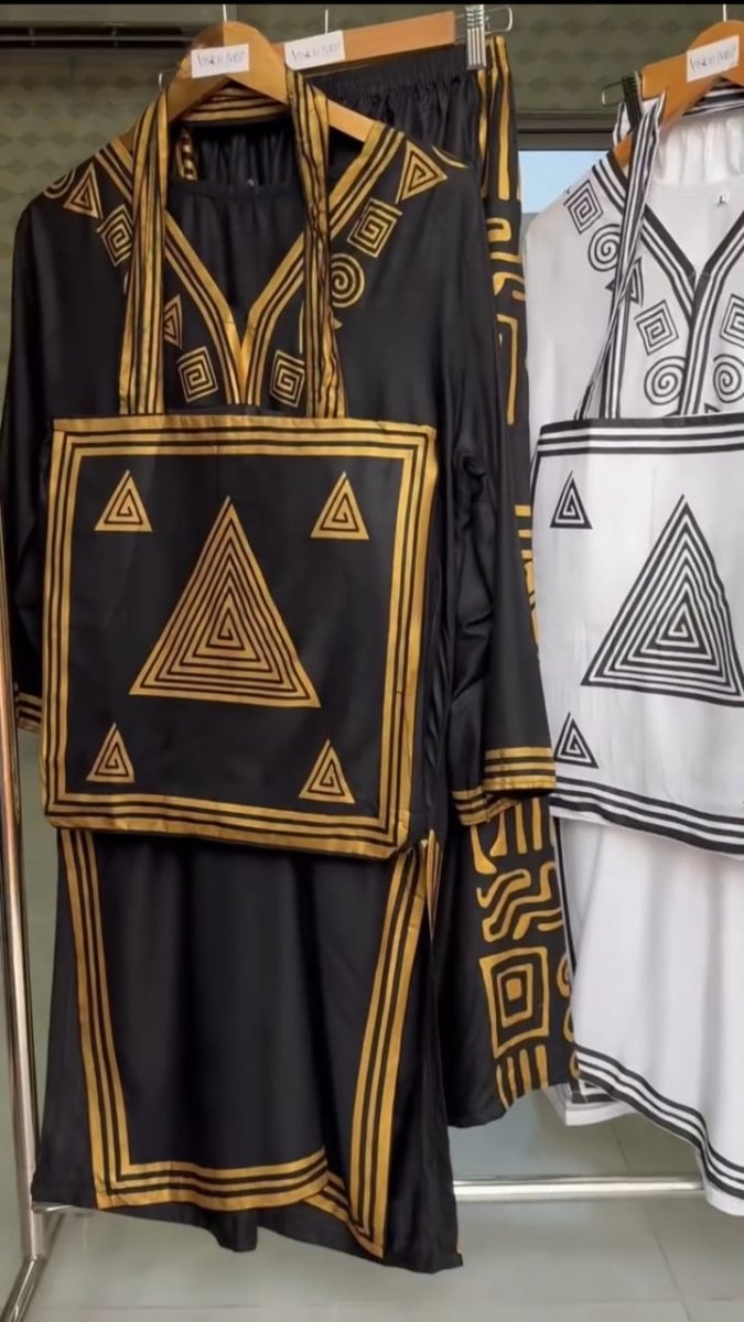Pyramid 2 Pcs With Bag - | Buy Online from Areeba Boutiques