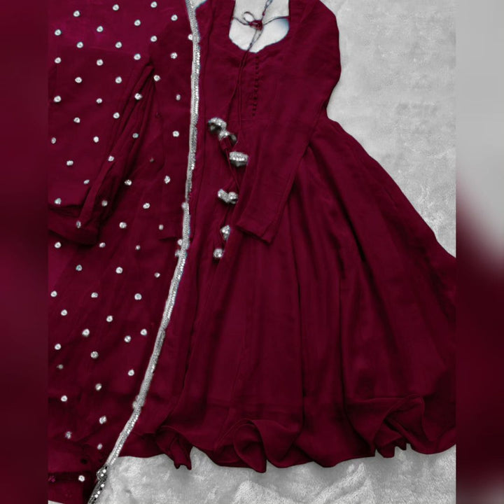 SILVER LACE 3 PCS - | Buy Online from Areeba Boutiques